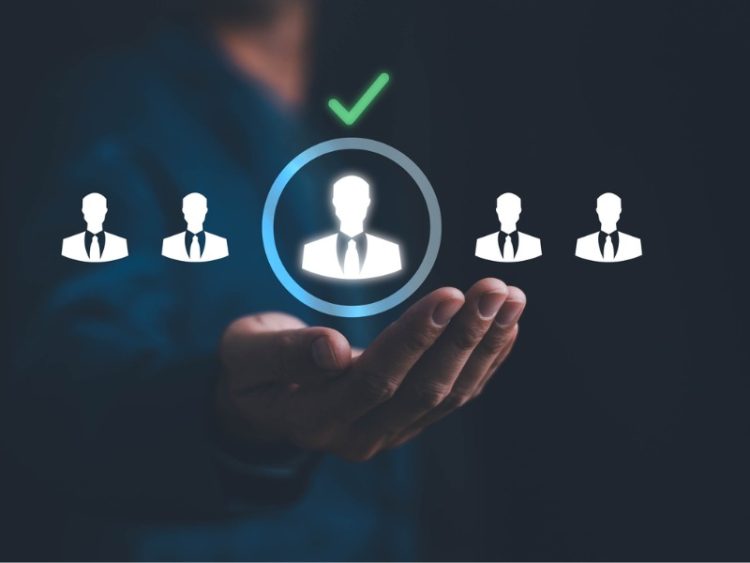 Département des ressources humaines de l’entreprise constamment à la recherche d’un candidat, processus de sélection des technologies numériques en compétition. Concept de responsable RH, recrutement innovant de collaborateurs.