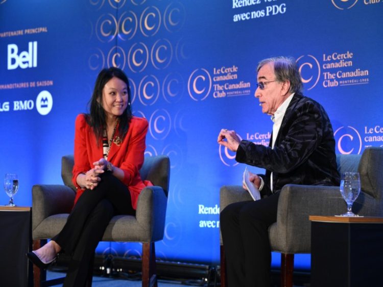 Une photo du Cercle canadien - rendez-vous avec nos PDG avec Jessica Tan.